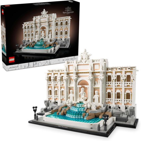 Lego Architecture - Fontana di Trevi - Lego 21062 con Facciata di Palazzo Poli e Sculture Anni 18+ 1880pz