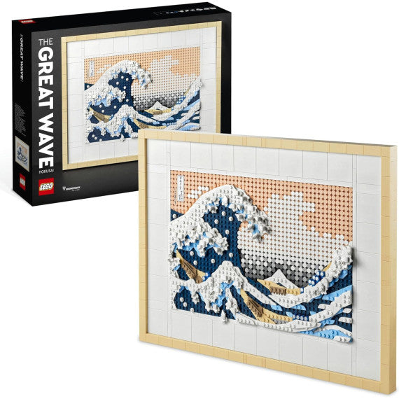 Lego Art - Hokusai - La Grande Onda - Lego 31208 stile Quadri Giapponesi Anni 18+ 18010pz
