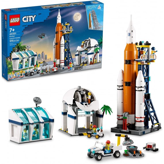Lego City - Centro spaziale -LEGO 60351 Rocket Launch Center NASA-Inspired Space ANNI 7+