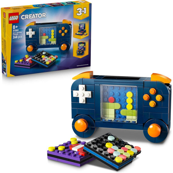 Lego Creator 3in1 - Console di gioco retrò - Lego 31380 Cabinato Arcade o Computer con Tastiera e Mouse Anni 8+ 368pz