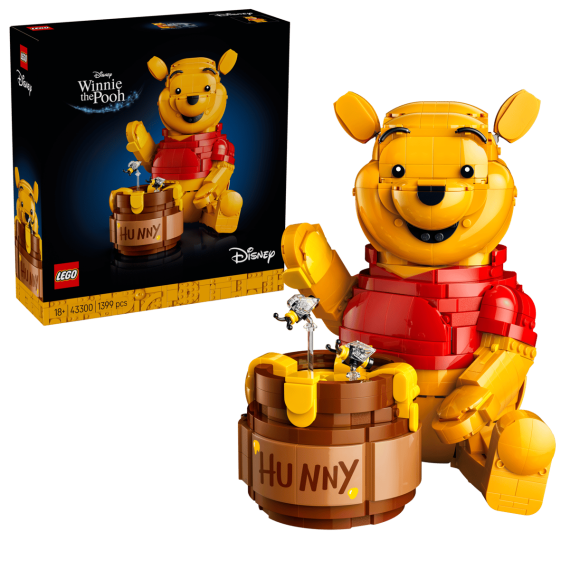 Lego Disney - Winnie the Pooh - Lego 43300 Decorazione di Casa con Vaso di Miele, Minifigure 1399pz Anni 18+