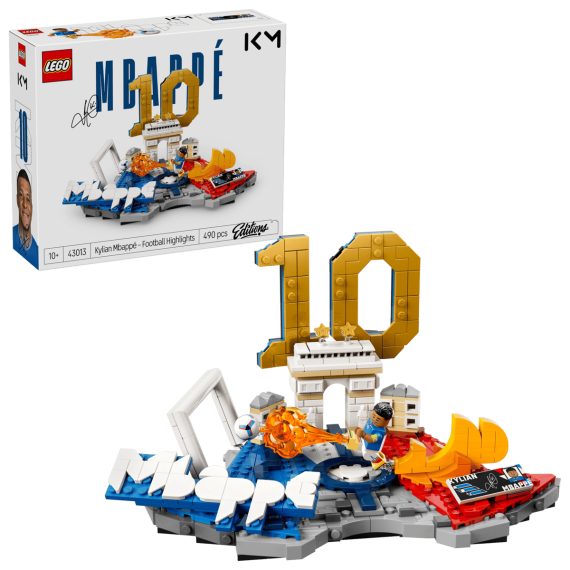 Lego Editions - Kylian Mbappé – Highlights calcistici - Lego 43013 celebra una stella del calcio Anni 10+ 490pz