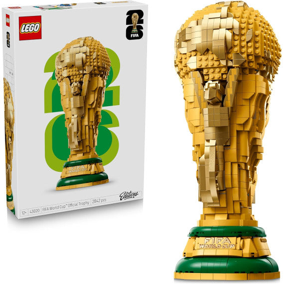 Lego Editions - Trofeo ufficiale Coppa del Mondo FIFA - Lego 43020 con Minifigure da Collezione Anni 12+ 2842pz