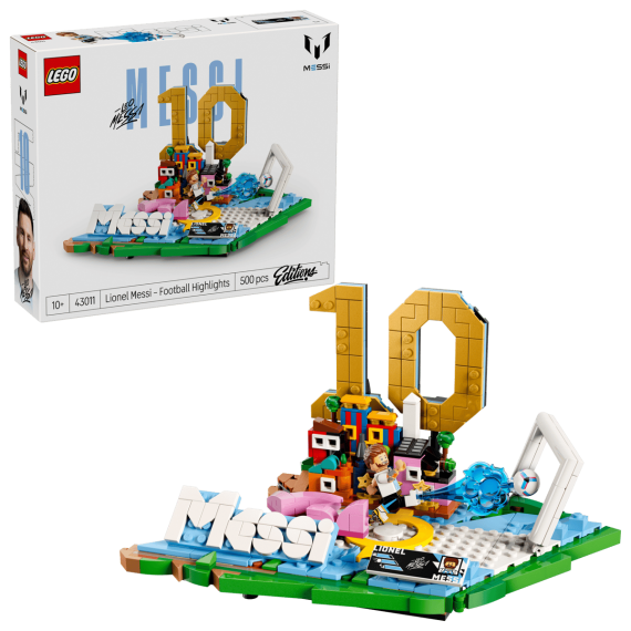 Lego Editions - Lionel Messi – Highlights calcistici - Lego 43011 celebra una stella del calcio Anni 10+ 500pz