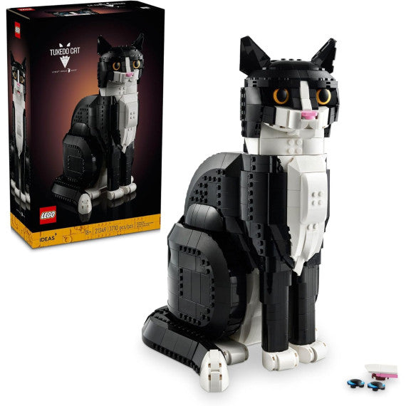 Lego Ideas - Gatto Tuxedo - Lego 21349 snodabile e personalizzabile Anni 18+ 1710pz