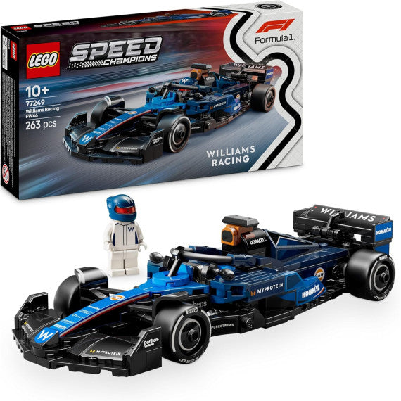 Lego Speed Champions - Auto da corsa F1® Williams Racing FW46 - Lego 77249 con Minifigure del Pilota Anni 10+ 263pz