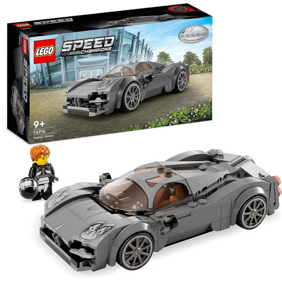 Lego Speed Champions - Pagani Utopia - Lego 76915 -Raro- Auto da Costruire di Hypercar Italiana 249pz Anni 9+