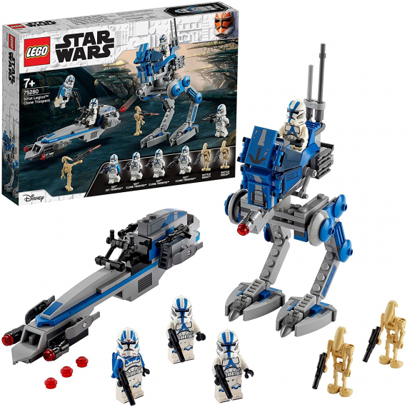Lego Star Wars - Clone Trooper della Legione 501 Walker AT - Lego 75280 ANNI 7+