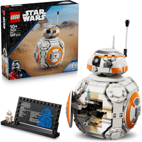 Lego Star Wars - Droide astromeccanico BB-8 - Lego 75452 Action Figure con Testa Rotante 569pz Anni 10+