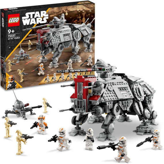 Lego Star Wars - Walker AT-TE - Lego 75337 Droidi da Battaglia e Droide Ragno Anni 9+ 1080pz