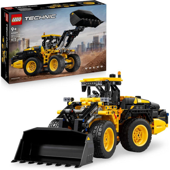 Lego Technic - Pala gommata Volvo L120 Electric - Lego 42209 Ruspa da Cantiere con Sterzo Articolato e Pala Anni 9+ 973pz