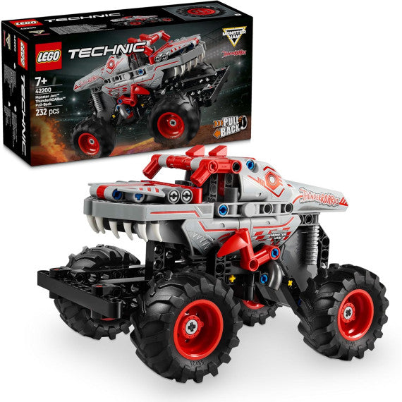 Lego Technic - Pull-back Monster Jam™ ThunderROARus™ - Lego 42200 per i fan di gare Monster Jam Anni 7+ 232pz