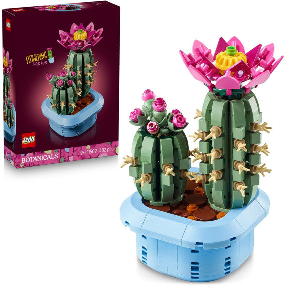 Lego The Botanical Collection - Cactus in fiore - Lego 11509 Vaso con 2 Cactus Anni 9+ 482pz