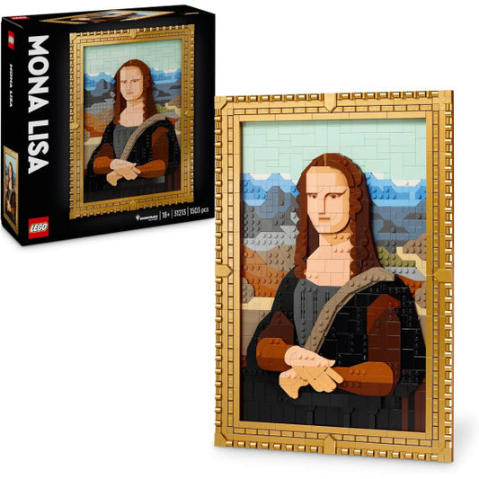 Lego Art - Gioconda - Lego 31213 Opera d'Arte Rinascimentale di Leonardo da Vinci 1503pz Anni 18+
