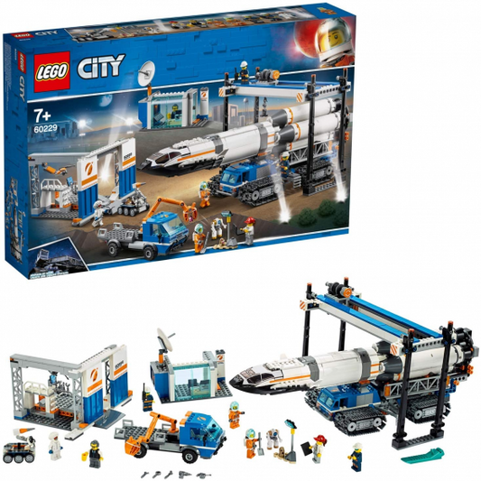 Lego City - Assemblaggio e trasporto del razzo - 60229