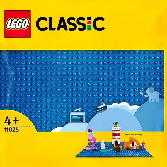 Lego Classic - Base blu - LEGO 11025 Tavola per Costruzioni Quadrata con 32x32 Bottoncini ANNI 4+