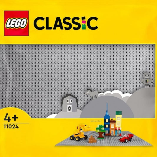 Lego Classic - Base grigia Tavola per Costruzioni Quadrata con 48x48 Bottoncini - LEGO 11024 ANNI 4+