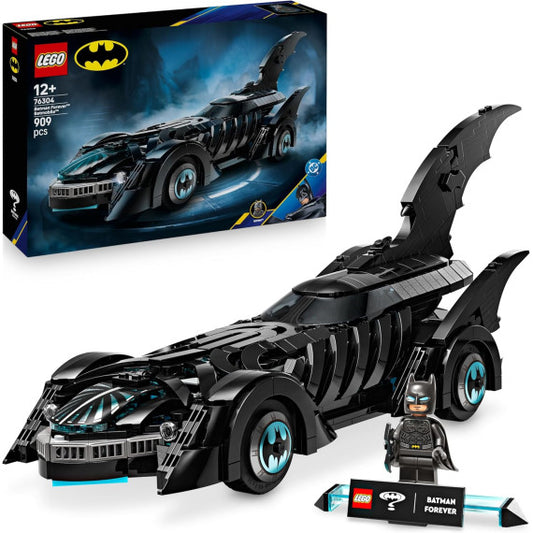 Lego Dc Batman - Batmobile Batman Forever - Lego 76304 Auto con Abitacolo Apribile e Interni Dettagliati Anni 12+ 909pz