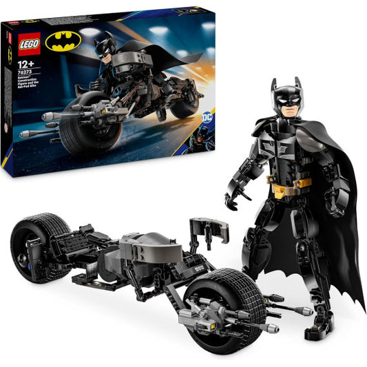 Lego Dc Batman - Personaggio costruibile di Batman con Bat-Pod - Lego 76273 dal film da Il Cavaliere Oscuro Anni 12+ 713pz