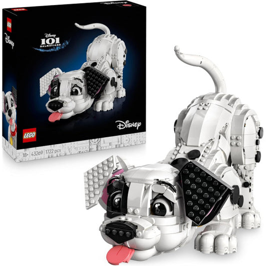 Lego Disney - Cucciolo de La carica dei cento e uno - Lego 43269 si trasforma in 6 cani diversi, testa rotanti Anni 18+ 1722pz