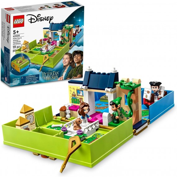 Lego Disney - L’avventura nel libro delle fiabe di Peter Pan e Wendy - LEGO 43220 ANNI 5+ 111pz