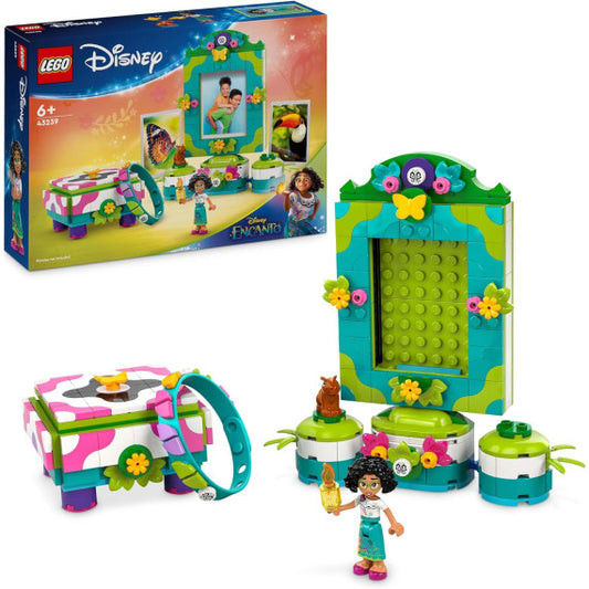Lego Disney - Portafoto e portagioie di Mirabel - Lego 43239 Mini Bambolina,Capibara,Braccialetto e Portafoto Anni 6+ 334pz
