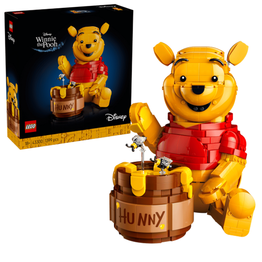 Lego Disney - Winnie the Pooh -  Lego 43300 Decorazione di Casa con Vaso di Miele, Minifigure 1399pz Anni 18+
