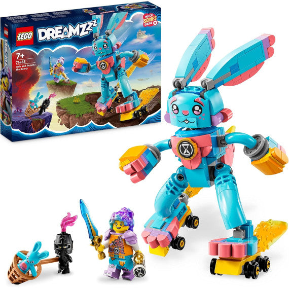 Lego DREAMZzz - Izzie e il coniglio Bunchu - Lego 71453 con Pattini Costruibile in 2 Modi Anni 7+ 259pz