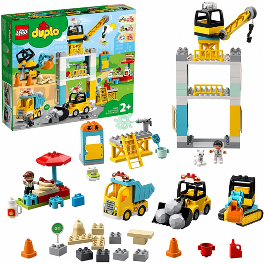 Lego Duplo - Cantiere Edile con Gru a Torre - 10933