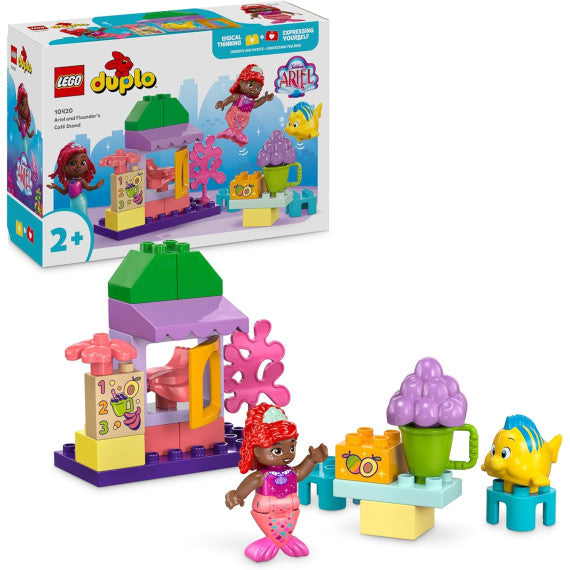 Lego Duplo - Il chiosco del caffè di Ariel e Flounder - Lego 10420 Giocattolo della Sirenetta 22pz ANNI 2+