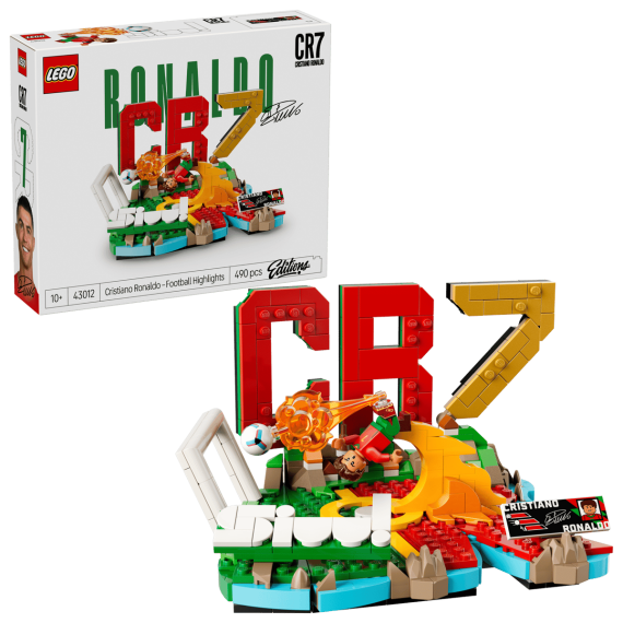 Lego Editions - Cristiano Ronaldo – Highlights calcistici - Lego 43012 celebra una stella del calcio Anni 10+ 490pz