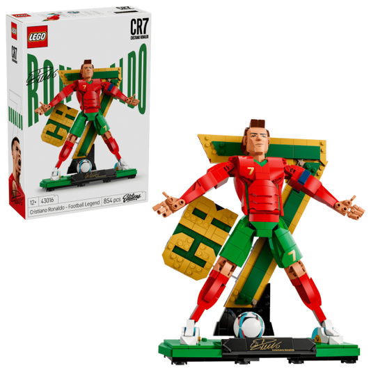 Lego Editions - Cristiano Ronaldo – Leggenda del calcio - Lego 43016 con 2 opzioni di posa Anni 12+ 854pz