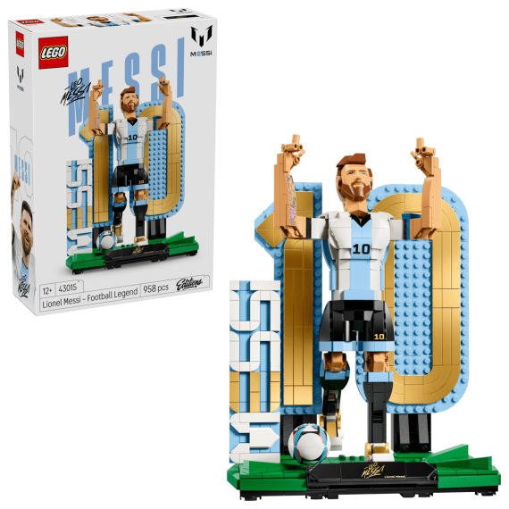 Lego Editions - Lionel Messi – Leggenda del calcio - Lego 43015 con 2 opzioni di posa Anni 12+ 958pz