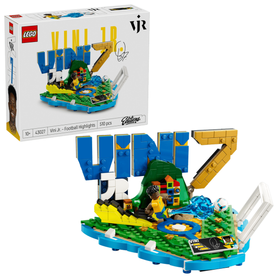 Lego Editions - Vini Jr. – Highlights calcistici - Lego 43027 celebra una stella del calcio Anni 10+ 510pz