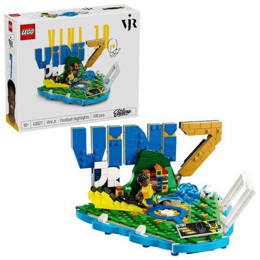 Lego Editions - Vini Jr. – Highlights calcistici - Lego 43027 celebra una stella del calcio Anni 10+ 510pz