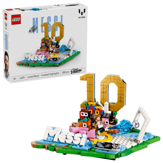 Lego Editions - Lionel Messi – Highlights calcistici - Lego 43011 celebra una stella del calcio Anni 10+ 500pz