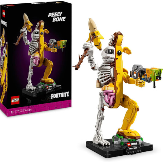 Lego Fortnite - Bananita sbucciata - Lego 77072 on Lancia-Vernice, Piccone e Supporto Anni 18+ 1414pz