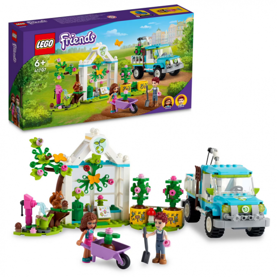 Lego Friends - Veicolo pianta-alberi - LEGO 41707 ispirato alla natura con giardino, auto e animali ANNI 6+