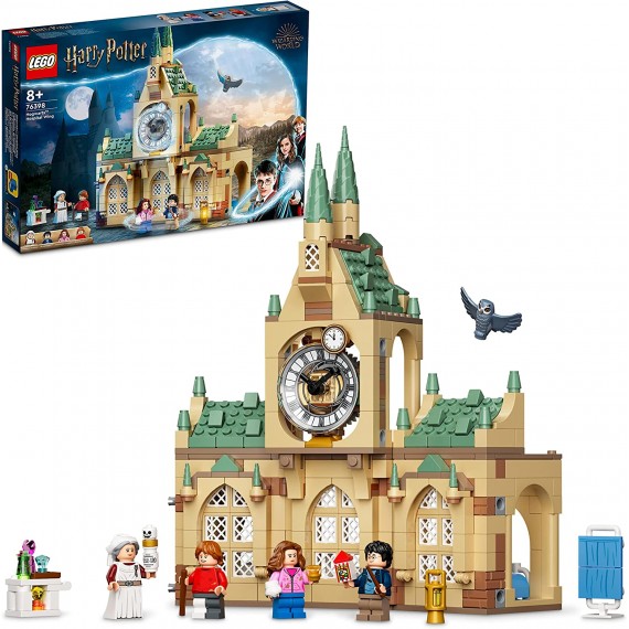 Lego Harry Potter - Ala dell’infermeria di Hogwarts - Lego 76398 con Ron Weasley,Hermione Granger,Madame Chips  ANNI 8+