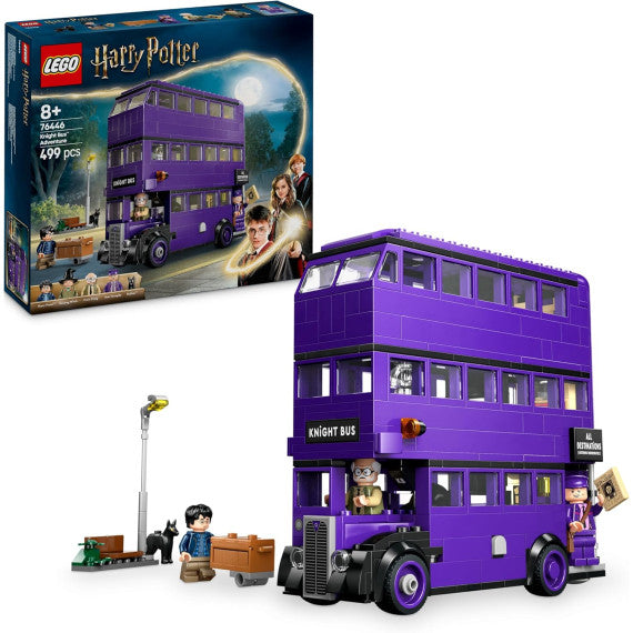 Lego Harry Potter - Avventura su Nottetempo - Lego 76446 Autobus del Mondo Magico con 5 Minifigure Anni 8+ 449pz