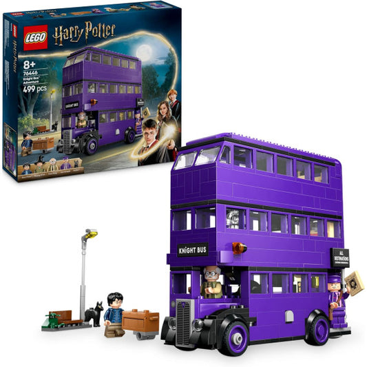 Lego Harry Potter - Avventura su Nottetempo - Lego 76446 Autobus del Mondo Magico con 5 Minifigure Anni 8+ 449pz
