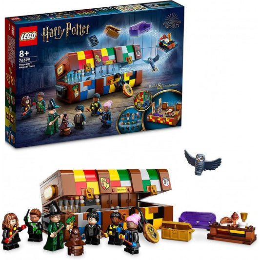 Lego Harry Potter - Il baule magico di Hogwarts - Lego 76399 con Stemmi Case, Cappello Parlante e Gufo  ANNI 8+