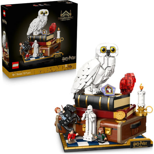 Lego Harry Potter - Pietra filosofale – Edizione del collezionista - Lego 76466 con Edvige e 3 Minifigure Anni 18+ 1571pz