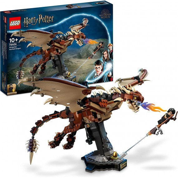 Lego Harry Potter - Ungaro spinato - LEGO 76406 Drago con Personaggi Hogwarts ANNI 10+