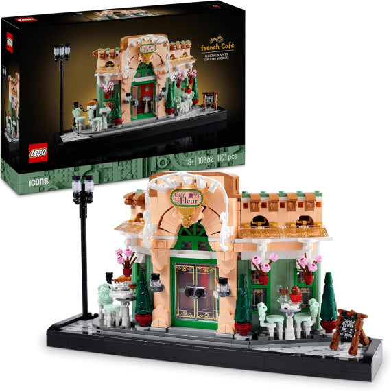 Lego Icons - Café francese - Lego 10362 Benvenuti al Café Fleur, French Cafè 1101pz Anni18+