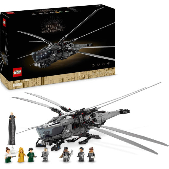 Lego Icons - Dune Atreides Ornitottero Reale - Lego 10327 dal film Dune con 8 Minifigure 1369pz Anni 18+