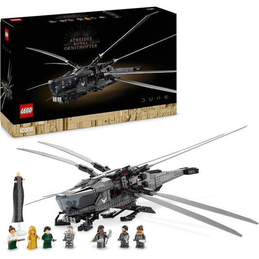 Lego Icons - Dune Atreides Ornitottero Reale - Lego 10327 dal film Dune con 8 Minifigure 1369pz Anni 18+