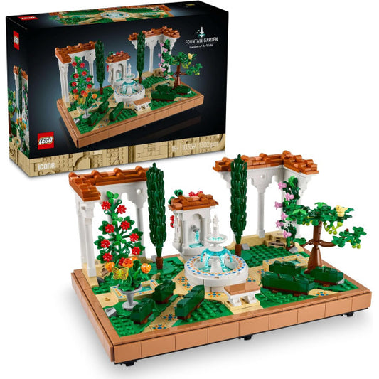 Lego Icons - Il giardino della fontana - Lego 10359 1302pz ANNI 18+