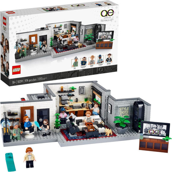 Lego Icons - Queer Eye - Loft dei Fab Five - Lego 10291 INTROVABILE Unisciti ai Fab 5 per uno splendido progetto 974pz ANNI 18+