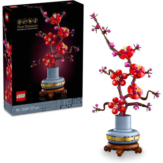 Lego Icons The Botanical Collection - Albicocco giapponese - Lego 10369 Decorazione Floreale Artificiale 327pz ANNI 18+